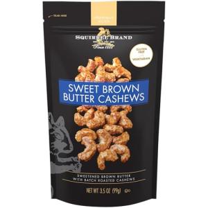 Sweet Brown Butter Cashews - 3.5 Ounce Bag