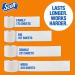 Scott ComfortPlus Toilet Paper, 12 Double Rolls