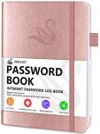 Rose Gold Password Book with Alphabetical Tabs