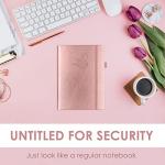 Rose Gold Password Book with Alphabetical Tabs