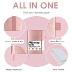 Rose Gold Password Book with Alphabetical Tabs