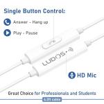 LUDOS FEROX Wired Earbuds with Microphone