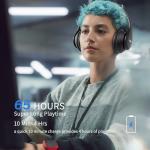 Uliptz Wireless Bluetooth Headphones - 65H Playtime