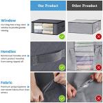 3-Pack Foldable Storage Bags with Clear Window