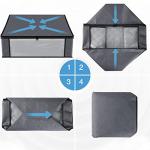 3-Pack Foldable Storage Bags with Clear Window