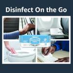 Amazon Basics Lemon Disinfecting Wipes, 320 Count