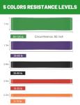 Multicolor Resistance Bands Set for Workouts