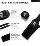 Gymreapers 18" Weightlifting Wrist Wraps - Black