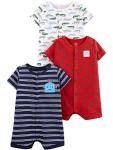 Carter's Baby Boys 3-Pack Snap-up Rompers