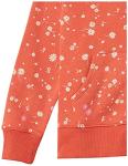 Toddler Girls' Fleece Hoodie in Orange Floral