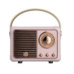 Cute Retro Bluetooth Speaker in Pink