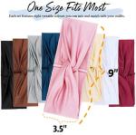 Boho Non-Slip Turban Headbands for Women