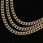 Glamorstar Gold Multilayer Metal Waist Chain Belt