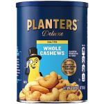 Deluxe Salted Whole Cashews, Perfect Snack Canister