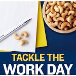 Deluxe Salted Whole Cashews, Perfect Snack Canister