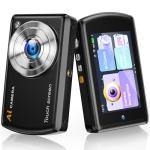 AI Digital Camera, AI Camera Recognizes Everything, Cameras for Photography with WiFi, Vlogging Camera for Kids with Dual Lens 3.6" IPS Touch Screen, Creative Doodle with 32 GB Card for Teens, Kids