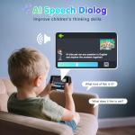 DSOEKEU AI Digital Camera, WiFi Cameras for Photography with Object Recognition, Compact Point and Shoot Digital Camera with Dual Lens, Flash, 3.6" Touch Screen, Gift for Kids Teens