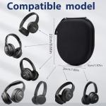 Case Compatible with JBL Tune 510BT 520BT 720BT 770NC 660NC 670NC, and Sony WH-CH720N WH-CH520 Noise Canceling Wireless Headphones, Portable Travel Headphone Cases (Black)