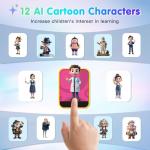 DSOEKEU AI Digital Camera, WiFi Cameras for Photography with Object Recognition, Compact Point and Shoot Digital Camera with Dual Lens, Flash, 3.6" Touch Screen, Gift for Kids Teens