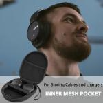 Case Compatible with JBL Tune 510BT 520BT 720BT 770NC 660NC 670NC, and Sony WH-CH720N WH-CH520 Noise Canceling Wireless Headphones, Portable Travel Headphone Cases (Black)