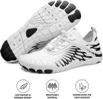 Hike Footwear Breathable Wide Toe Barefoot Shoes for Men & Women - Non-Slip Minimalist Athletic Footwear for Walking, Running, Hiking, and Daily Wear.
