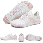 Hike Barefoot Shoes Womens Men Footwear,Pro-Healthy&Non-Slip Water Shoe for Women Men, Wide Toe Running Shoes Boots Sneakers Unisex White