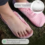 Jmzb Hiking Barefoot Shoes,Wide Toe Water Shoes,Running Boots Sneakers,Athletic Footwear Trainer for Men/Women Unisex White