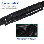 AIKENDO Slim Running Belt for Women Men,Runners Fanny Pack Phone Holder,Running Pouch Waist bag for Workout Jogging,Money Belt Running Gear Accessories