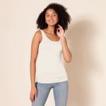 Amazon Essentials Women's Slim-Fit Tank Top, Pack of 2, Beige/Brown, Medium