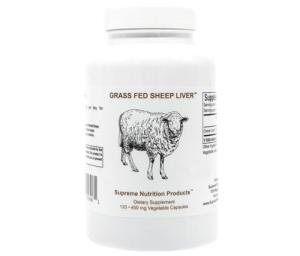 Supreme Nutrition Grass Fed Sheep Liver, 120 Pure Ovine Liver Capsules