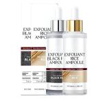 2025 New Black And White Rice Exfoliant, Upgrade Peel Shot Glow Rice Ampoule Duo, Moisturizing Niacinamide Ampoule for Daily Skincare (Black+White, 3.38 Fl Oz (Pack of 1))