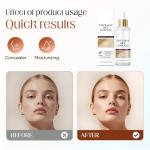 2025 New Black And White Rice Exfoliant, Upgrade Peel Shot Glow Rice Ampoule Duo, Moisturizing Niacinamide Ampoule for Daily Skincare (Black+White, 3.38 Fl Oz (Pack of 1))