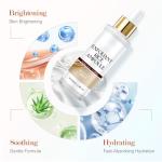 2025 New Black And White Rice Exfoliant, Upgrade Peel Shot Glow Rice Ampoule Duo, Moisturizing Niacinamide Ampoule for Daily Skincare (Black+White, 3.38 Fl Oz (Pack of 1))