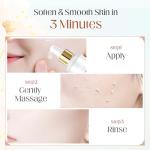 2025 New Black And White Rice Exfoliant, Upgrade Peel Shot Glow Rice Ampoule Duo, Moisturizing Niacinamide Ampoule for Daily Skincare (Black+White, 3.38 Fl Oz (Pack of 1))