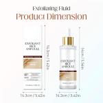 2025 New Black And White Rice Exfoliant, Upgrade Peel Shot Glow Rice Ampoule Duo, Moisturizing Niacinamide Ampoule for Daily Skincare (Black+White, 3.38 Fl Oz (Pack of 1))