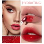 Eakroo 6 Colors Lip Tint Stain Mini Liquid Lipstick, Korean Lip Gloss Moisturizing Natural, Multi-Use Lip and Cheek Tint, Non-Stick Cup, Lightweight, High Pigment, Long-Lasting, Vivid Color