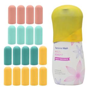 TRANOMOS 18 Pack Silicone Bottle Covers Travel Essentials for Women Men, Beach Vacation Essentials, Travel Size Toiletries Accessories, Cruise Ship Essentials 2025, Must Haves, Leak Proofing