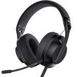 WIRWTRU S30 Gaming Headset with Microphone,198g Lightweight Design, Wired Gaming Headphones for Xbox, Xbox Series X|S, PS5, PS4, Switch, PC, Noise Cancelling Mic, Soft Earmuffs (Black)