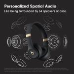 Beats Solo 4 - Wireless Bluetooth On-Ear Headphones, Apple & Android Compatible, Up to 50 Hours of Battery Life - Black & Gold