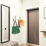 Durmmur 2 Pack Hat Racks for Baseball Caps, Stainless Steel Hat Organizer for Baseball Cap, Hat Holder Storage Organizer, Hat Hanger Strong Adhesive/Wall Drilled for Door, Bedroom, Closet(Black 6 in)