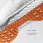 FLUX FOOTWEAR Men’s and Women’s Adapt Runner Wide Toe-Box Natural Movement Shoes with Breathable Knit Upper & UltraFlex Midsole Lightweight Shoes for Running, Walking & Everyday Wear - White/Gum