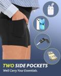 CAMPSNAIL Biker Shorts Women with Pockets - 3"/5"/8" High Waisted Workout Spandex Tummy Control Gym Running Yoga Shorts