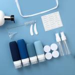 Mrsdry 16 Pack Travel Bottles Set, TSA Approved Leak Proof Silicone Squeezable Containers for Toiletries, Refillable Travel Accessories for Conditioner, Shampoo, Lotion & Body Wash Accessories