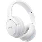 BERIBES Bluetooth Headphones Over Ear, 65H Playtime and 6 EQ Music Modes Wireless with Microphone, HiFi Stereo Foldable Lightweight Headset (White)