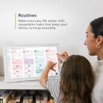 Skylight Calendar: 15-inch Wall Planner Digital Calendar & Chore Chart, Smart Touchscreen Interactive Display for Family Schedules – Wall Mount Included, Great for Organizing Your 2025 Calendar