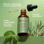 Mielle Organics Rosemary & Mint Hair Oil, Split Ends & Dry Scalp Treatment - Made with Biotin & Essential Oils for Strengthening, Soothing, Moisturizing & Encouraging Longer, Healthier Hair (2 Fl Oz)