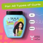 SKALA Mais Cachos for hair type 3ABC - 2 IN 1 Conditioning Treatment Cream & Cream To Comb 35.2oz, BLUE