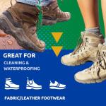 Nikwax Fabric & Leather Footwear Cleaning and Waterproofing Duo-Pack, 125ml, Spray On, Restores DWR Water Repellency, Shoe Care, Boot & Footwear Cleaner, Rain Protection, Safe for Gore-Tex