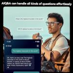 AI Smart Glasses with HD Camera and Bluetooth - AI Photo Recognition and Interactive Dialogue, Noise-canceling Bluetooth 5.4, and Long Battery Life | Stylish Black Frame and Lenses