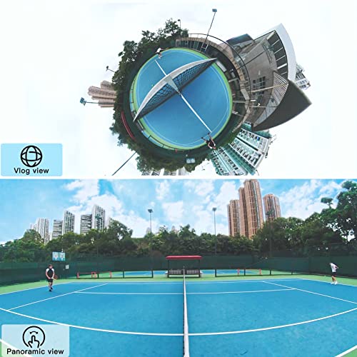 FANWINYU 360° Action Camera with Touchscreen